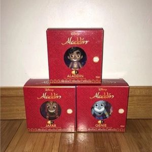 Disney Funko Pop Aladdin Collection: Aladdin, Genie, & Jafar Lot Bundle